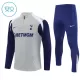 Tottenham Hotspur Zestaw Bluzy Treningowej 25/26 Szary Dziecięca