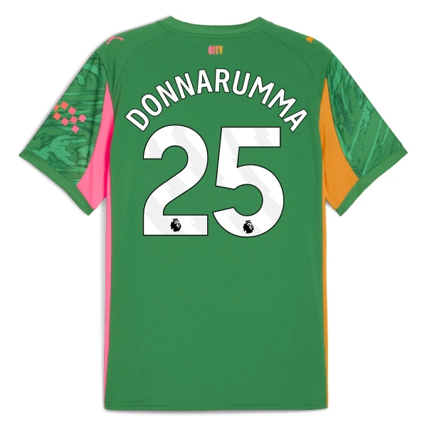 Koszulka Bramkarska Manchester City Gianluigi Donnarumma 25 25/26 Zielony Koszulka Bramkarska Manchester City Gianluigi Donnarumma 25 25/26 Zielony