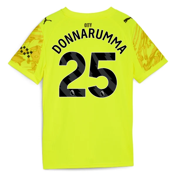 Koszulka Bramkarska Manchester City Gianluigi Donnarumma 25 25/26 Żółty