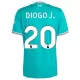 Koszulka Liverpool Diogo J 20 25/26 Trzecia Dziecięca