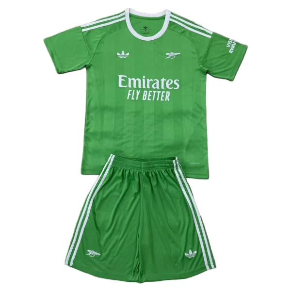 Koszulka Bramkarska Arsenal 25/26 Zielony Dziecięca