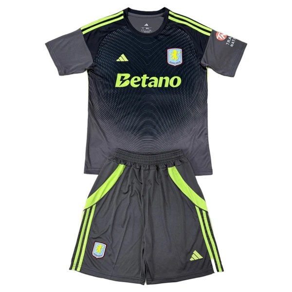 Koszulka Bramkarska Aston Villa 25/26 Czarny Dziecięca Koszulka Bramkarska Aston Villa 25/26 Czarny Dziecięca