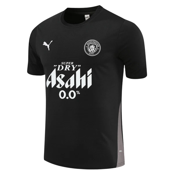 Manchester City Koszulka Treningowa 25/26 Czarny Dziecięca