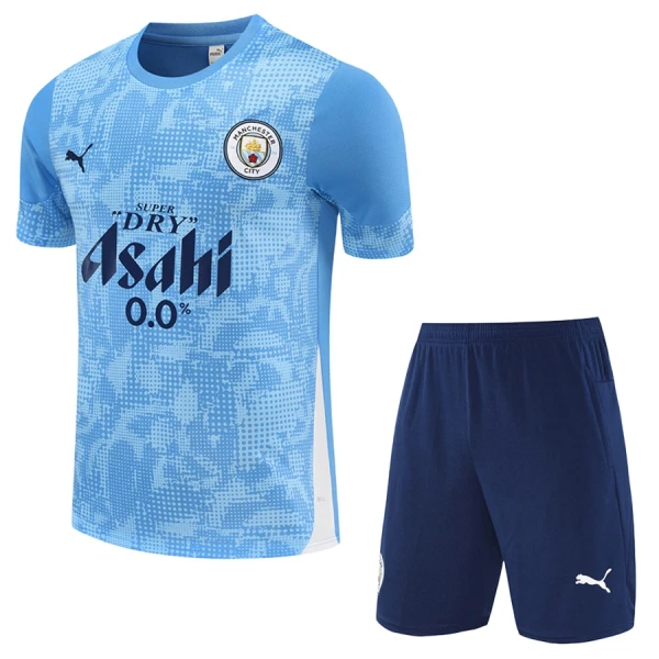 Manchester City Koszulka Treningowa 25/26 Niebieski Dziecięca