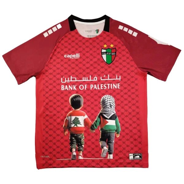 Koszulka Club Deportivo Palestino 2025 Czerwony - Specjalny Koszulka Club Deportivo Palestino 2025 Czerwony - Specjalny