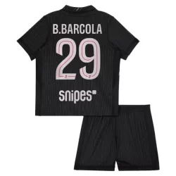 Koszulka Paris Saint-Germain B. Barcola 29 Jordan 25/26 Czwarta Dziecięca