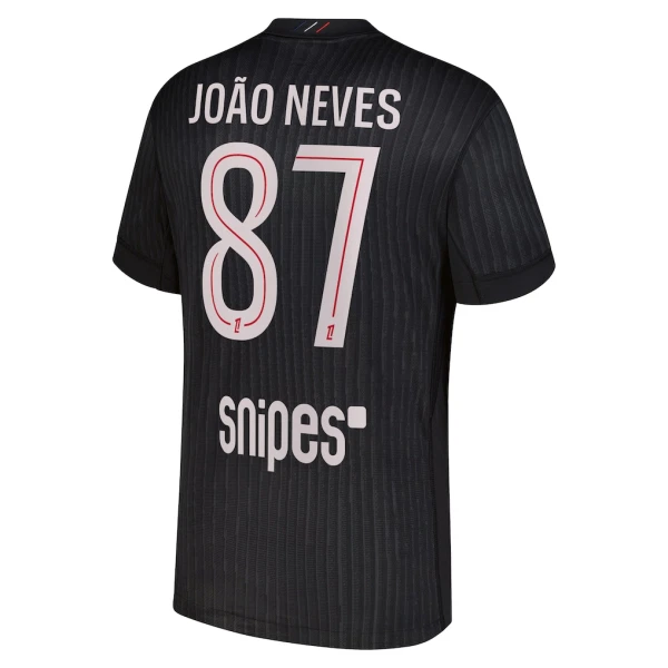 Koszulka Paris Saint-Germain Joao Neves 87 Jordan 25/26 Czwarta
