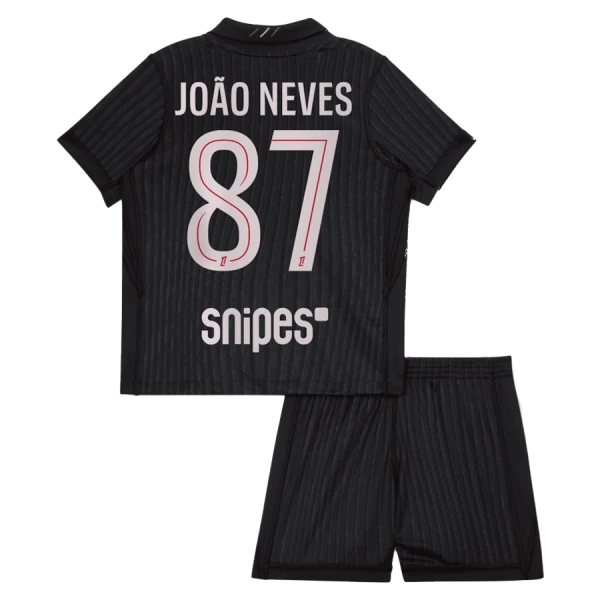 Koszulka Paris Saint-Germain Joao Neves 87 Jordan 25/26 Czwarta Dziecięca