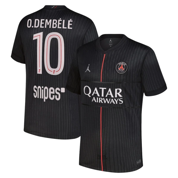 Koszulka Paris Saint-Germain O. Dembele 10 Jordan 25/26 Czwarta Koszulka Paris Saint-Germain O. Dembele 10 Jordan 25/26 Czwarta