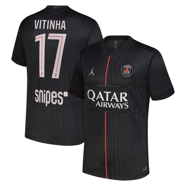 Koszulka Paris Saint-Germain Vitinha 17 Jordan 25/26 Czwarta Koszulka Paris Saint-Germain Vitinha 17 Jordan 25/26 Czwarta