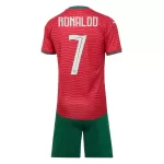 Koszulka Portugalia Ronaldo 7 MŚ 2026 Domowa Dziecięca