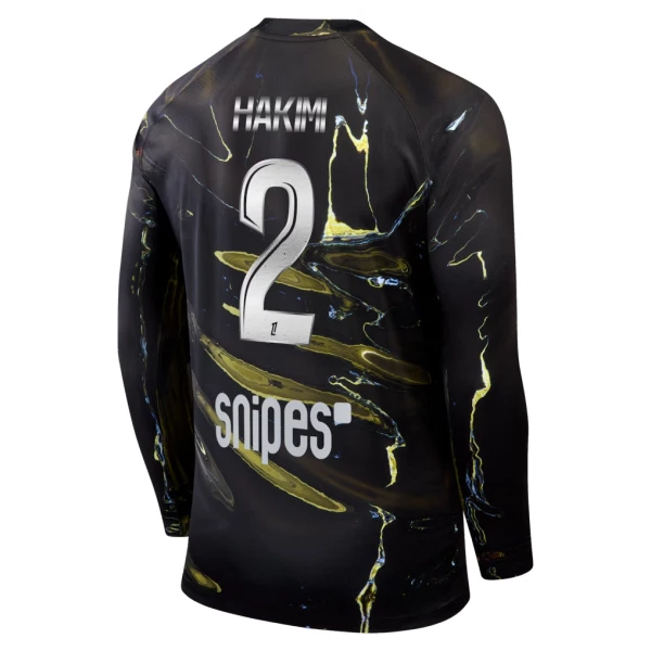 Koszulka Paris Saint-Germain Hakimi 2 Night 25/26 Długi Rękaw