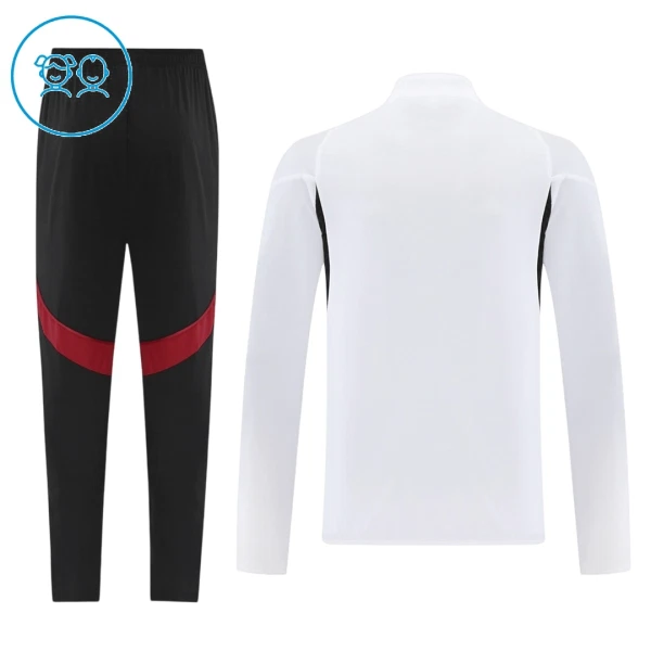 Liverpool Komplet Kurtki Treningowej 25/26 Biały Dziecięca