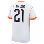 Koszulka Holandia Frenkie de Jong 21 MŚ 2026 Wyjazdowa