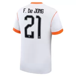 Koszulka Holandia Frenkie de Jong 21 MŚ 2026 Wyjazdowa