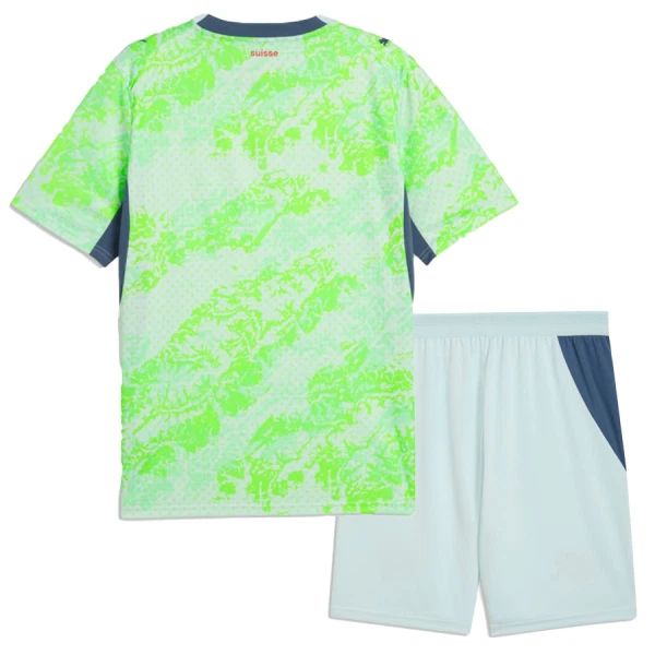 Koszulka Szwajcaria MŚ 2026 Wyjazdowa Dziecięca