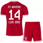 Koszulka FC Bayern Monachium Luis Díaz 14 26/27 Domowa Dziecięca