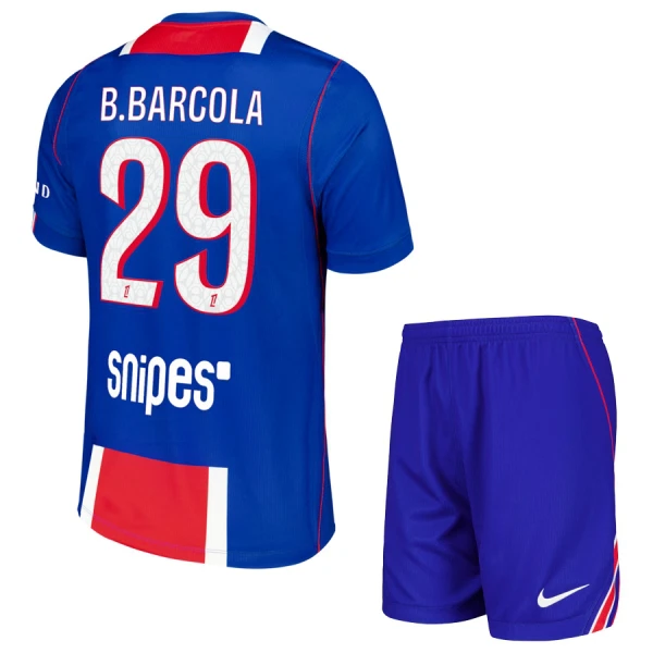 Koszulka Paris Saint-Germain Bradley Barcola 29 26/27 Domowa Dziecięca