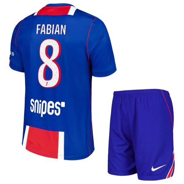 Koszulka Paris Saint-Germain Fabian 8 26/27 Domowa Dziecięca