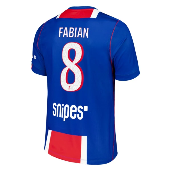 Koszulka Paris Saint-Germain Fabian 8 26/27 Domowa Dziecięca