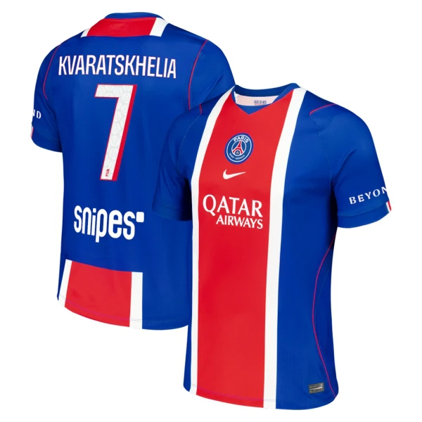 Koszulka Paris Saint-Germain Kvaratskhelia 7 26/27 Domowa