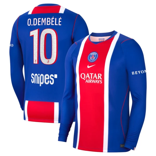 Koszulka Paris Saint-Germain O. Dembele 10 26/27 Domowa Długi Rękaw