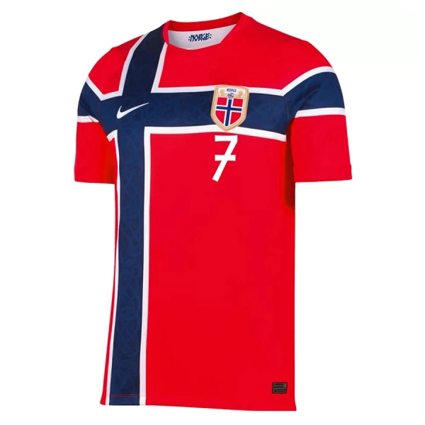 Koszulka Norwegia Sorloth 7 MŚ 2026 Domowa