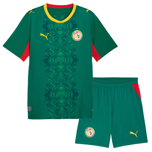 Koszulka Senegal MŚ 2026 Wyjazdowa Dziecięca