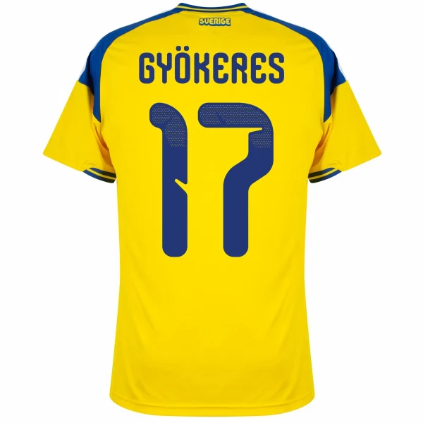 Koszulka Szwecja Gyokeres 17 MŚ 2026 Domowa