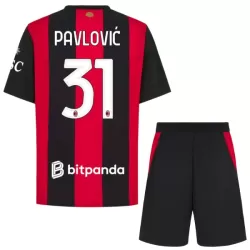 Koszulka AC Milan Pavlovic 31 26/27 Domowa Dziecięca Koszulka AC Milan Pavlovic 31 26/27 Domowa Dziecięca