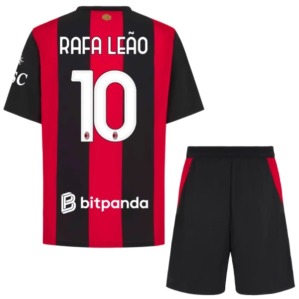 Koszulka AC Milan Rafael Leão 10 26/27 Domowa Dziecięca