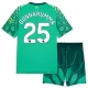 Koszulka Bramkarska Manchester City Donnarumma 25 26/27 Domowa Zielony Dziecięca