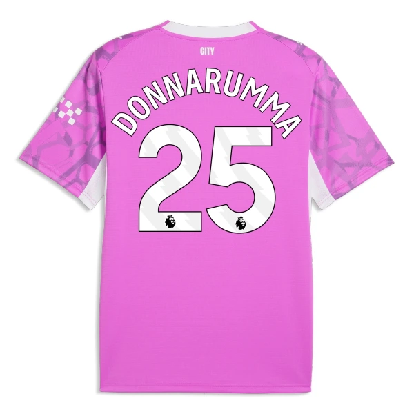 Koszulka Bramkarska Manchester City Donnarumma 25 26/27 Wyjazdowa Różowy