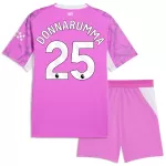 Koszulka Bramkarska Manchester City Donnarumma 25 26/27 Wyjazdowa Różowy Dziecięca