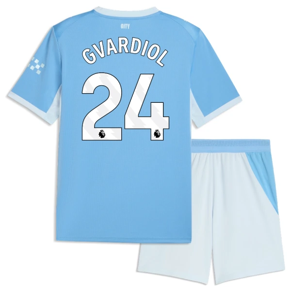 Koszulka Manchester City Gvardiol 24 26/27 Domowa Dziecięca