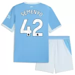 Koszulka Manchester City Semenyo 42 26/27 Domowa Dziecięca