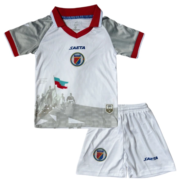 Koszulka Haiti MŚ 2026 Wyjazdowa Dziecięca Koszulka Haiti MŚ 2026 Wyjazdowa Dziecięca