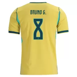 Koszulka Brazylia Bruno Guimaraes 8 MŚ 2026 Domowa Koszulka Brazylia Bruno Guimaraes 8 MŚ 2026 Domowa