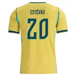 Koszulka Brazylia Estevao 20 MŚ 2026 Domowa Koszulka Brazylia Estevao 20 MŚ 2026 Domowa