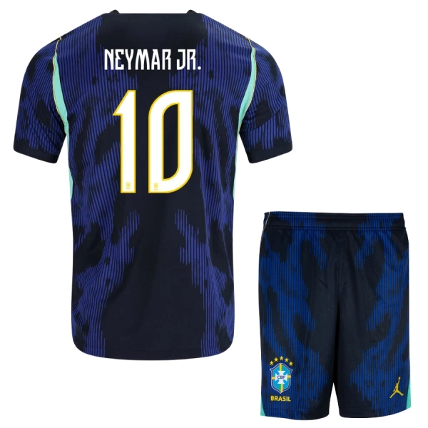 Koszulka Brazylia Neymar JR 10 MŚ 2026 Wyjazdowa Dziecięca