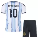 Koszulka Argentyna Maradona 10 MŚ 2026 Domowa Dziecięca