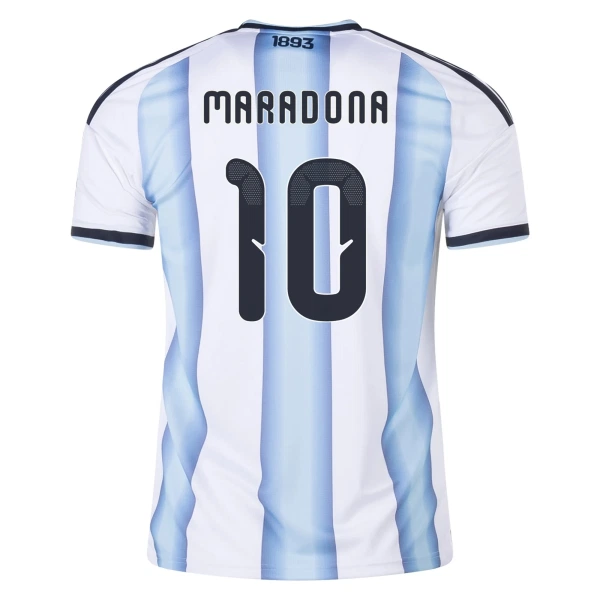 Koszulka Argentyna Maradona 10 MŚ 2026 Domowa Dziecięca