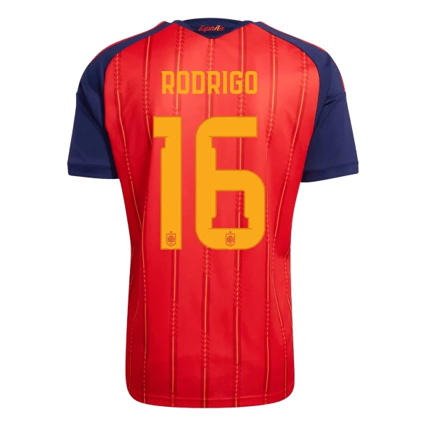 Koszulka Hiszpania 2 Stars Rodrigo 16 MŚ 2026 Domowa