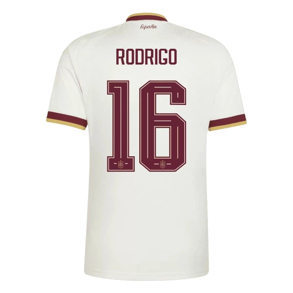 Koszulka Hiszpania 2 Stars Rodrigo 16 MŚ 2026 Wyjazdowa