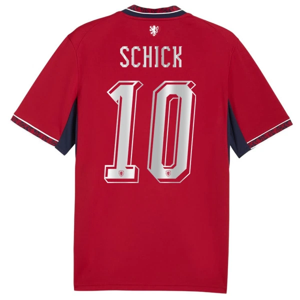 Koszulka Czechy Schick 10 MŚ 2026 Domowa Koszulka Czechy Schick 10 MŚ 2026 Domowa