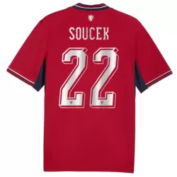 Koszulka Czechy Soucek 22 MŚ 2026 Domowa Koszulka Czechy Soucek 22 MŚ 2026 Domowa