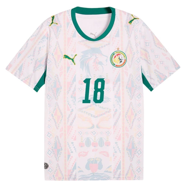 Koszulka Senegal Sarr 18 MŚ 2026 Domowa