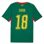 Koszulka Senegal Sarr 18 MŚ 2026 Wyjazdowa