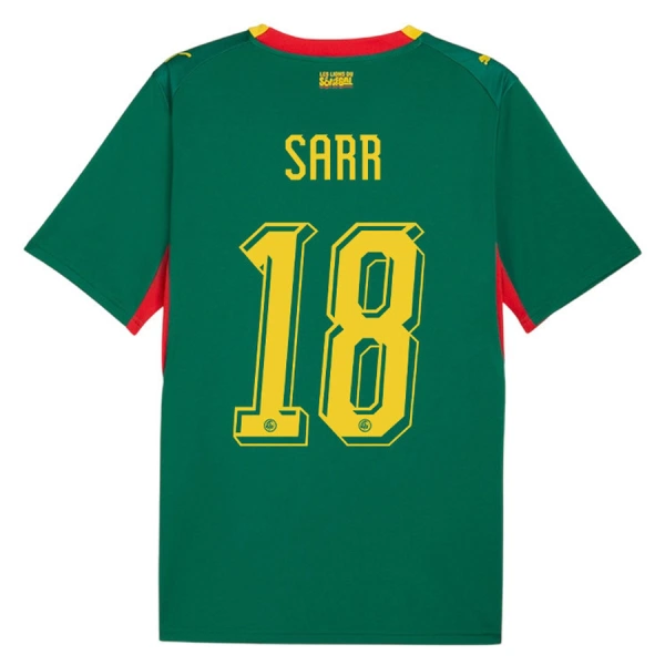 Koszulka Senegal Sarr 18 MŚ 2026 Wyjazdowa Koszulka Senegal Sarr 18 MŚ 2026 Wyjazdowa