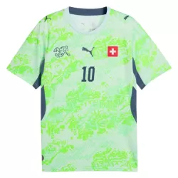 Koszulka Szwajcaria Granit Xhaka 10 MŚ 2026 Wyjazdowa